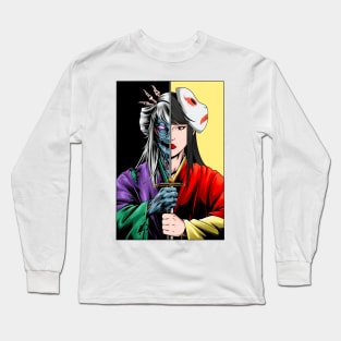 DEATH LADY KIMONO Long Sleeve T-Shirt